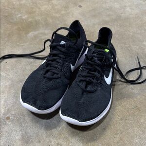 Nike Black Flyknit Running Shoes
